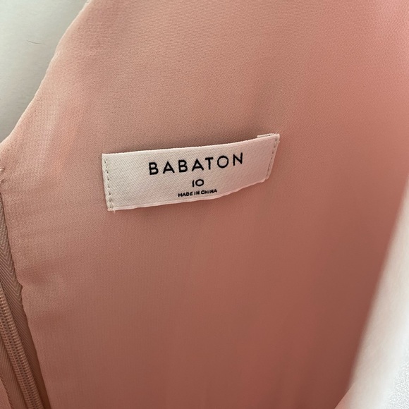 Aritzia babaton jumpsuit light pink - Picture 3 of 4
